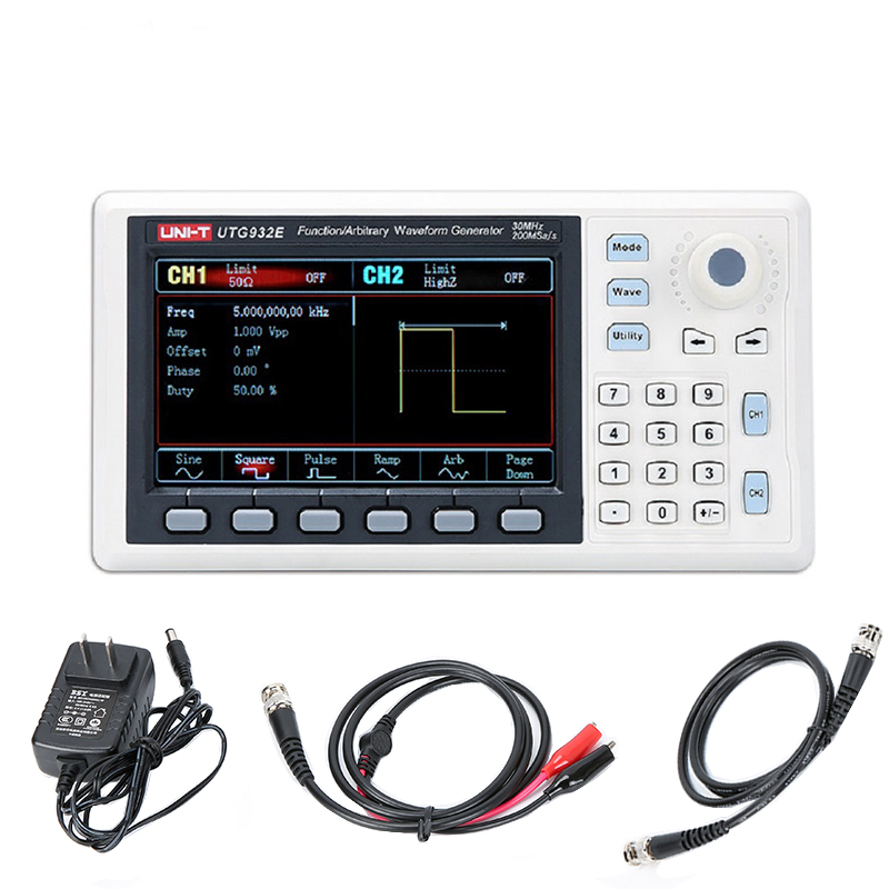 Función UTG962E generador de f - Function Arbitrary Waveform Generator reseña y precio
