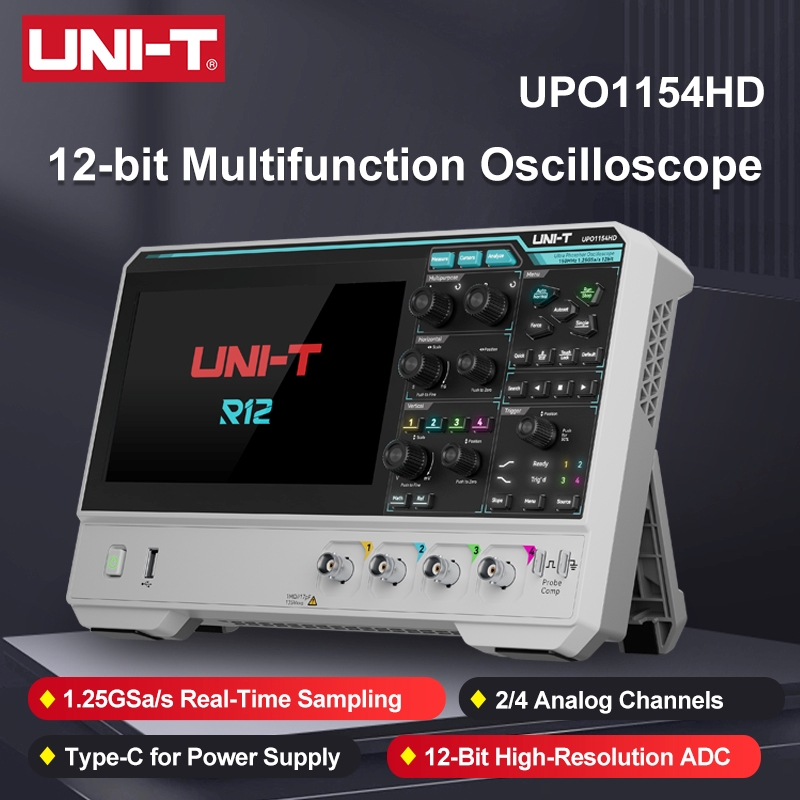 Osciloscopio UNI-T UPO1154HD U - Signal Generator Spectrum Analyzer reseña y precio
