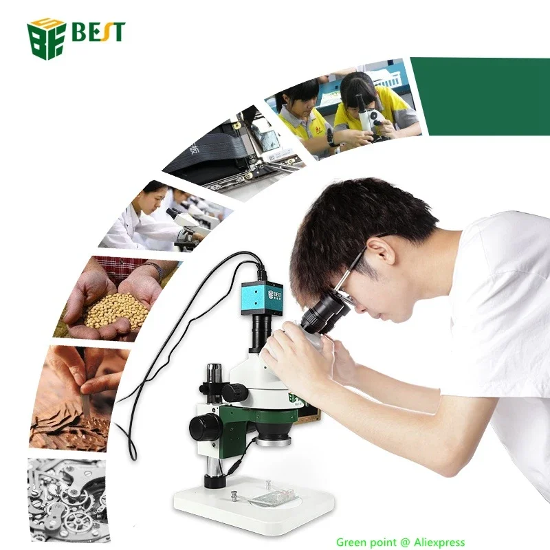 Microscopio Trinocular con Zoo - Stereo Trinocular Microscope Pcb reseña y precio